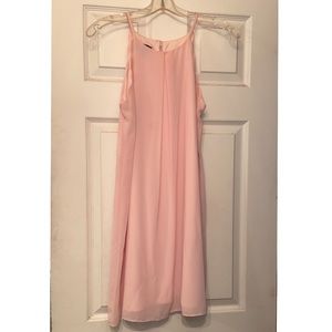 light pink shift dress